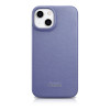 iCarer CE Premium Leather Folio Case for Apple iPhone 14 Plus / 15 Plus, MagSafe, light purple (ICR413)