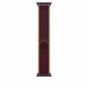 Apple Trail Loop smartwatch band 49 mm, Burgundy, M/L, black titanium finish, MKA94ZM/A