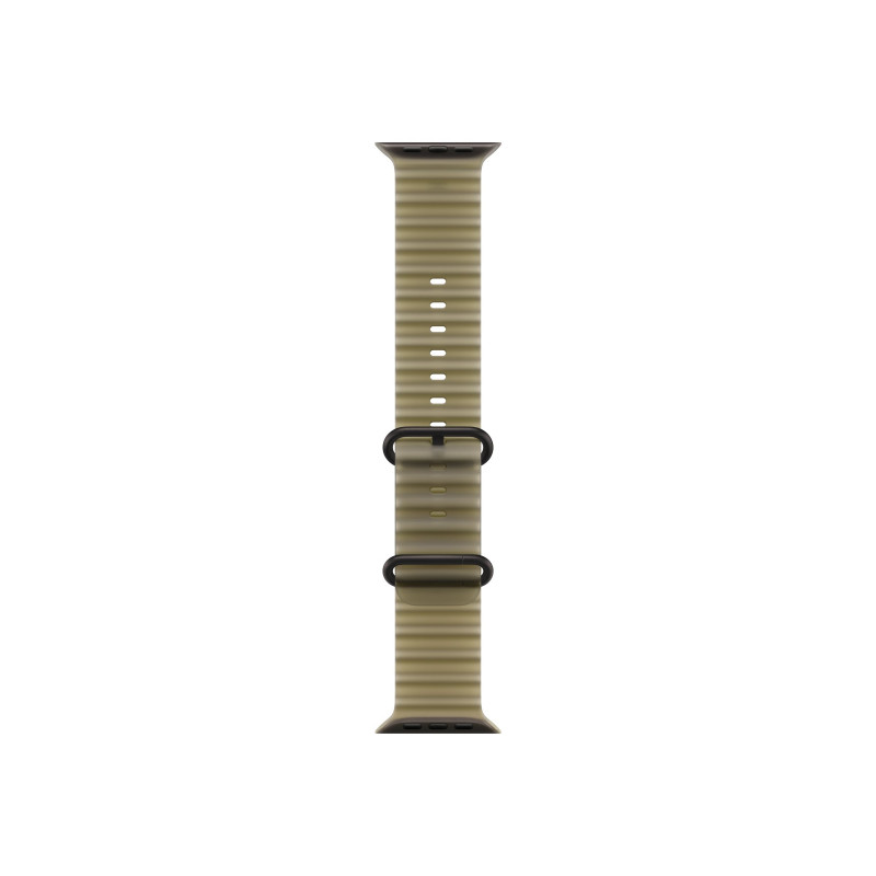 Apple Ocean Band smartwatch band 49 mm, translucent kelp, black titanium finish, MKAV4ZM/A