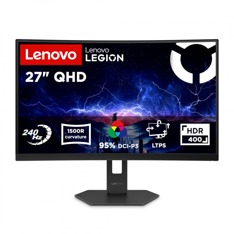 Lenovo Legion 27Q-2c gaming monitor, 27", WQHD, 240 Hz, curved, 67EFGAC1EU