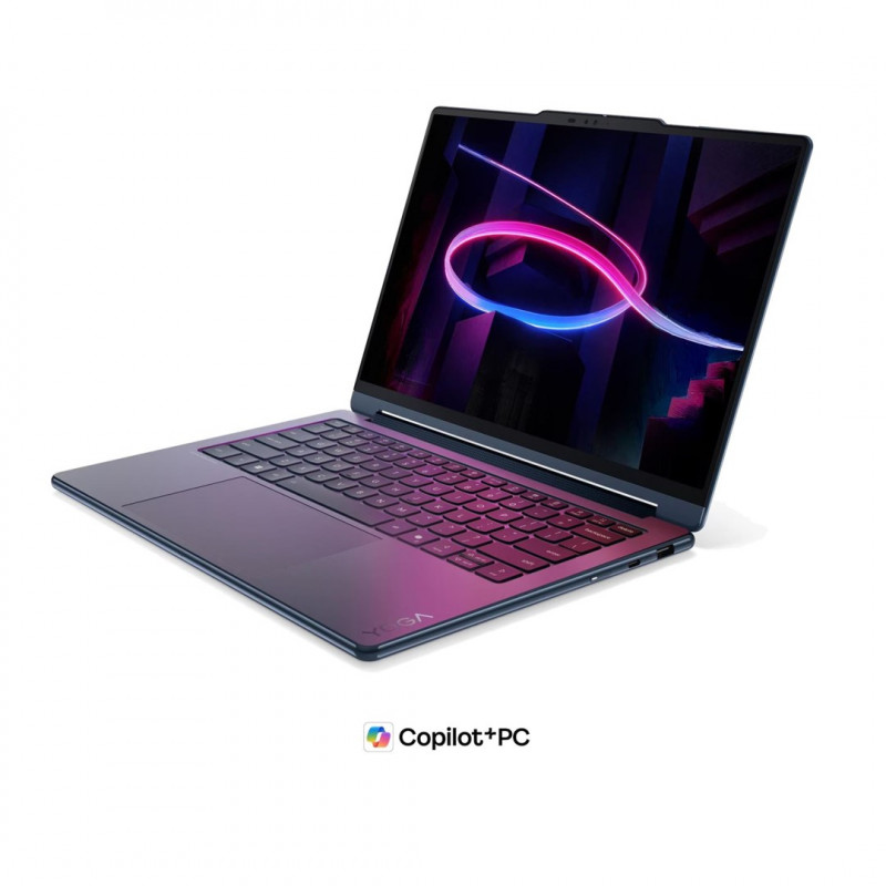 Lenovo Yoga 9i 2-in-1 Aura Edition 14IPH11 83SE001XPB notebook, 14" 2.8K OLED touchscreen, Intel Core Ultra 7 355, 32 GB RAM, 512 GB SSD, blue