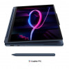 Lenovo Yoga 9i 2-in-1 Aura Edition 14IPH11 83SE001XPB notebook, 14" 2.8K OLED touchscreen, Intel Core Ultra 7 355, 32 GB RAM, 512 GB SSD, blue
