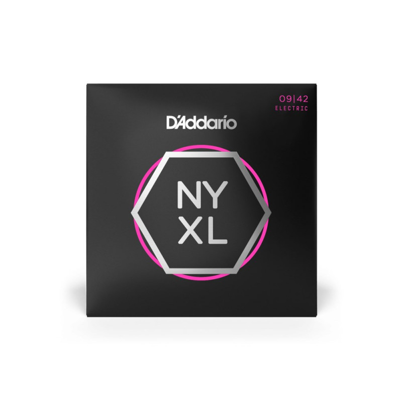 D'Addario NYXL0942 electric guitar strings, 09–42