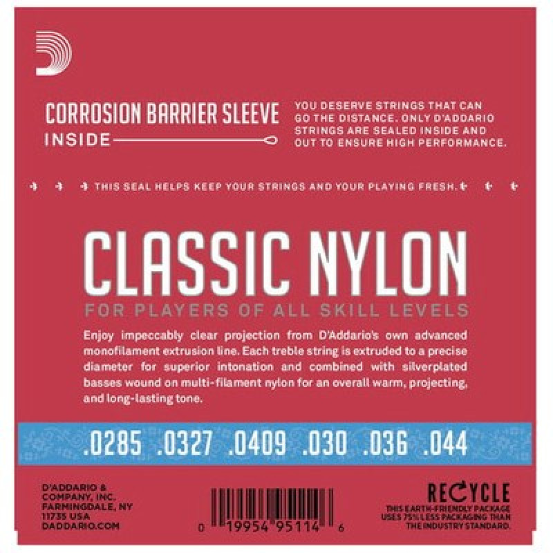 D'Addario EJ27H classical guitar strings