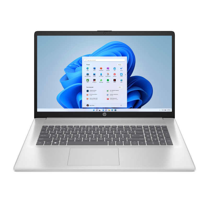 HP 17-cp3575ng notebook, AMD Ryzen 7 7730U, 16 GB RAM, 1 TB SSD, German keyboard (QWERTZ)