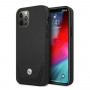 BMW BMHCP12LRSWPK Perforate leather hardcase for Apple iPhone 12 Pro Max, black