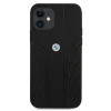 BMW BMHCP12SRSPPK Curve Perforate leather hardcase for Apple iPhone 12 mini, black