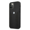 BMW BMHCP12MRSPPK Curve Perforate leather hardcase for Apple iPhone 12 / 12 Pro, black