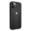 BMW BMHCP12MRSPPK Curve Perforate leather hardcase for Apple iPhone 12 / 12 Pro, black