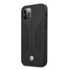 BMW BMHCP12LRSCSK Perforate Sides leather hardcase for Apple iPhone 12 Pro Max, black