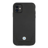 BMW BMHCN61RSWPK Leather Perforate hardcase for Apple iPhone 11, black
