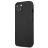 Mercedes-AMG AMHCP13MDOLBK Leather Hot Stamped hardcase for Apple iPhone 13, black