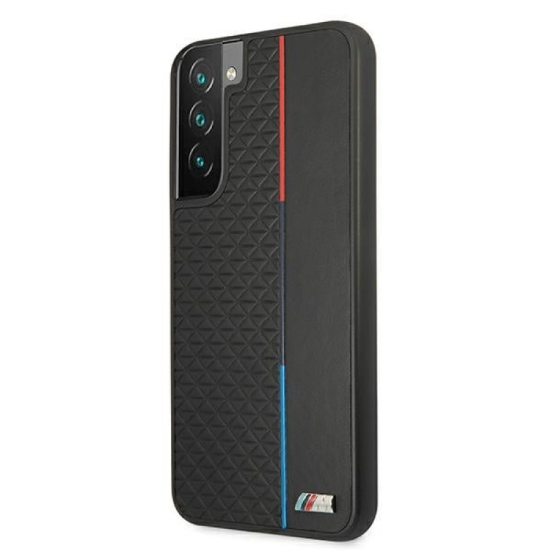 BMW BMHCS22MTRTBK hardcase for Samsung Galaxy S22+, M Collection Triangles, black