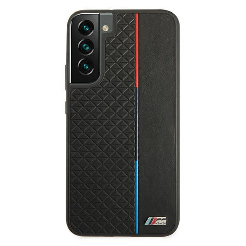 BMW BMHCS22MTRTBK hardcase for Samsung Galaxy S22+, M Collection Triangles, black