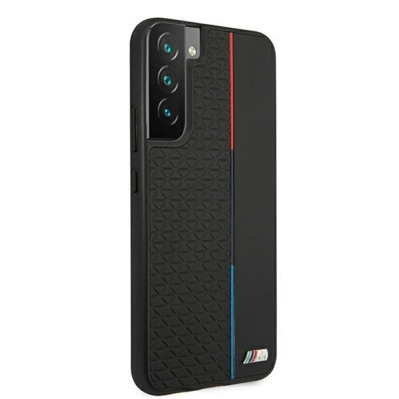 BMW BMHCS22MTRTBK hardcase for Samsung Galaxy S22+, M Collection Triangles, black