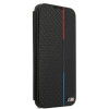 BMW BMBKS22MTRTBK bookcase for Samsung Galaxy S22+, M Collection Triangles, black