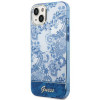 Guess GUHCP14MHGPLHB hardcase for Apple iPhone 14 Plus / 15 Plus, Porcelain Collection, blue