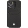 BMW BMHCP14L22RSEPK case for iPhone 14 Pro, black, Leather Card Slot