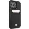 BMW BMHCP14X22RSEPK case for iPhone 14 Pro Max, black, Leather Card Slot