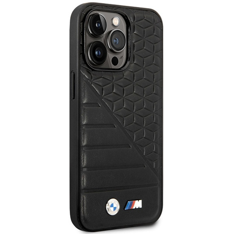 BMW BMHCP14L22PMGK case for iPhone 14 Pro, black, Bi Pattern