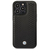 BMW BMHMP14L22RFGK Leather Diamond Pattern MagSafe case for Apple iPhone 14 Pro 6.1″, black