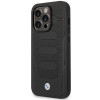BMW BMHMP14L22RPSK Leather Seats Pattern MagSafe case for Apple iPhone 14 Pro 6.1″, black