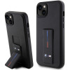 BMW BMHCP14M22GSLK Grip Stand Hot Stamp hard case for Apple iPhone 14 Plus / 15 Plus, black