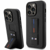 BMW BMHCP14L22GSLK Grip Stand Hot Stamp hard case for Apple iPhone 14 Pro, black