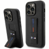 BMW BMHCP14X22GSLK Grip Stand Hot Stamp hard case for Apple iPhone 14 Pro Max, black