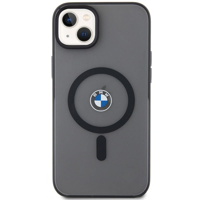 BMW BMHMP14MDSLK Signature MagSafe hard case for Apple iPhone 14 Plus / 15 Plus, black