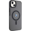 BMW BMHMP14MDSLK Signature MagSafe hard case for Apple iPhone 14 Plus / 15 Plus, black