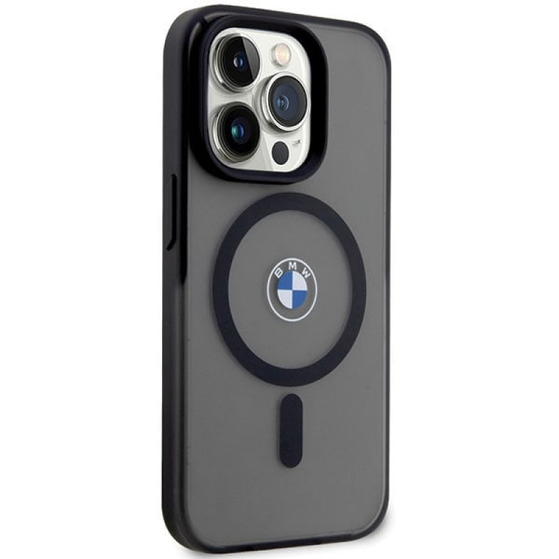 BMW BMHMP14LDSLK Signature MagSafe hard case for Apple iPhone 14 Pro, black