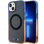 BMW BMHMP14MHTGE Gradient Bumper MagSafe hard case for Apple iPhone 14 Plus / 15 Plus, grey