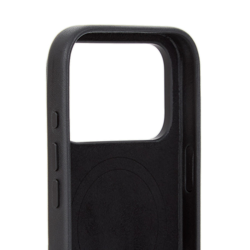 Mujjo Troubadour Leather Case for Apple iPhone 18 Pro / 17 Pro, MagSafe, black