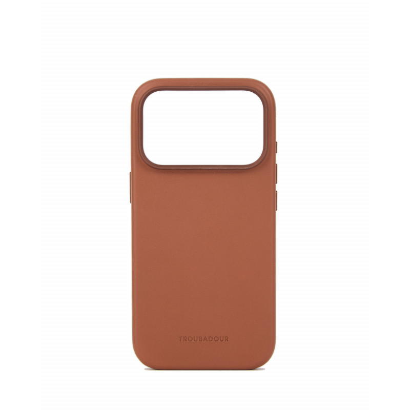 Mujjo Troubadour Leather Case for Apple iPhone 18 Pro / 17 Pro, MagSafe, tan