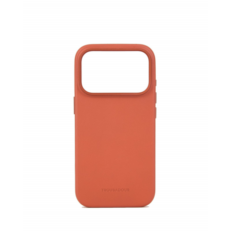 Mujjo Troubadour Leather Case for Apple iPhone 18 Pro / 17 Pro, MagSafe, terracotta