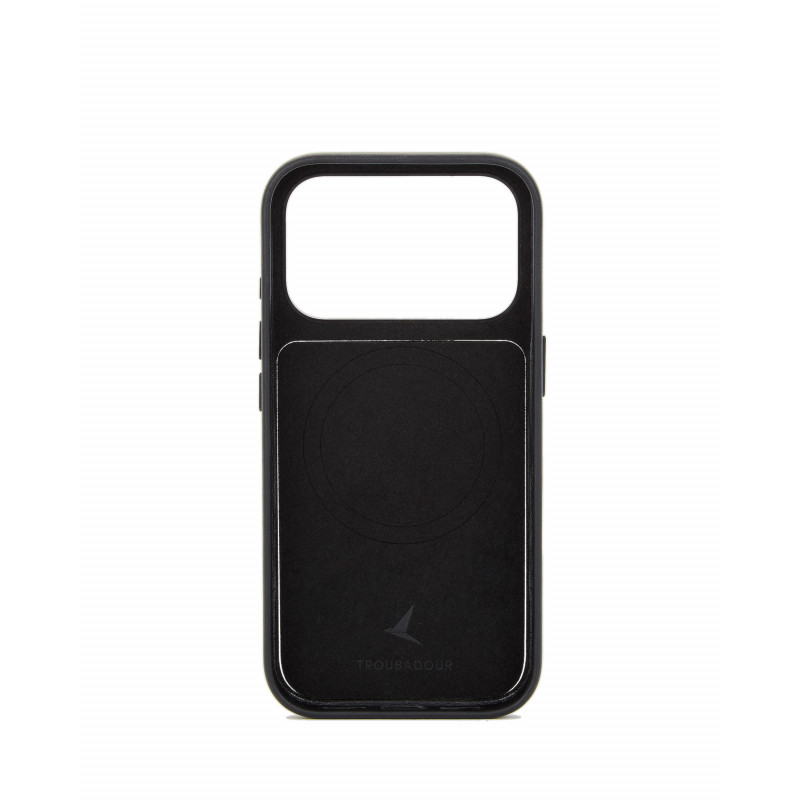 Mujjo Troubadour Modular Leather Case for Apple iPhone 18 Pro / 17 Pro, MagSafe, black