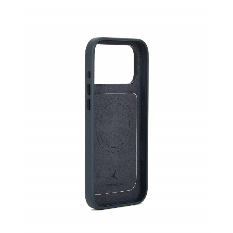 Mujjo Troubadour Modular Leather Case for Apple iPhone 18 Pro Max / 17 Pro Max, MagSafe, basalt