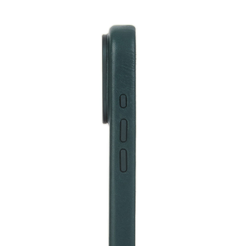 Mujjo Troubadour Modular Leather Case for Apple iPhone 18 Pro Max / 17 Pro Max, MagSafe, obsidian green