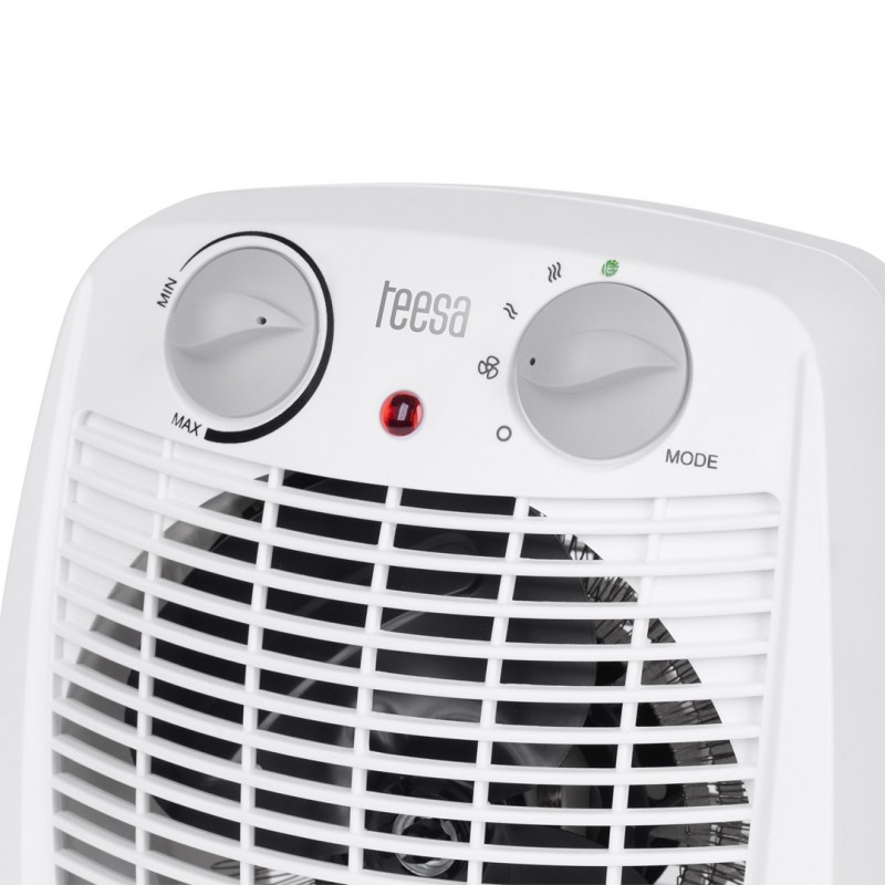 Teesa TSA8059 fan heater, 0.8/1.2/2 kW, white