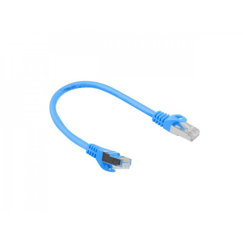 Lanberg PCF6-10CC-0025-B Cat6 F/UTP patch cable, 0.25 m, blue