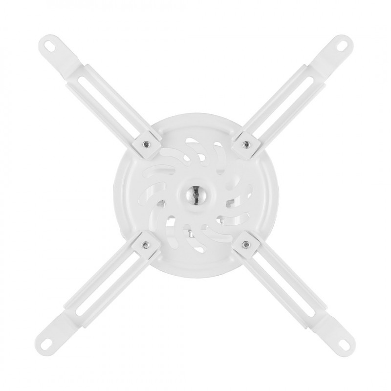Maclean MC-200 W ceiling mount for projectors, steel, 54–320 mm, up to 13.5 kg, white