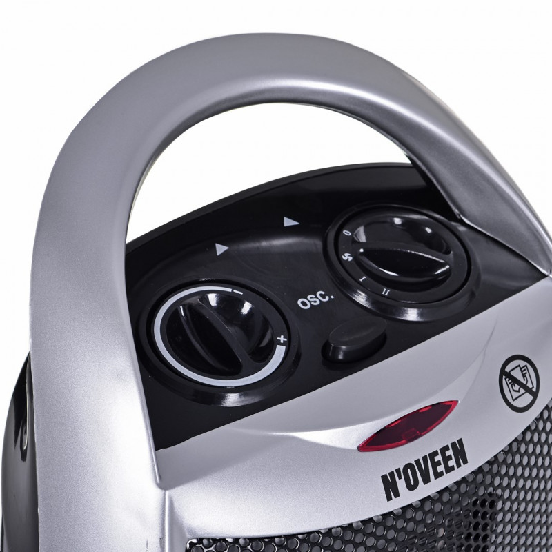 Noveen PTC09 ceramic fan heater, 1500 W, grey