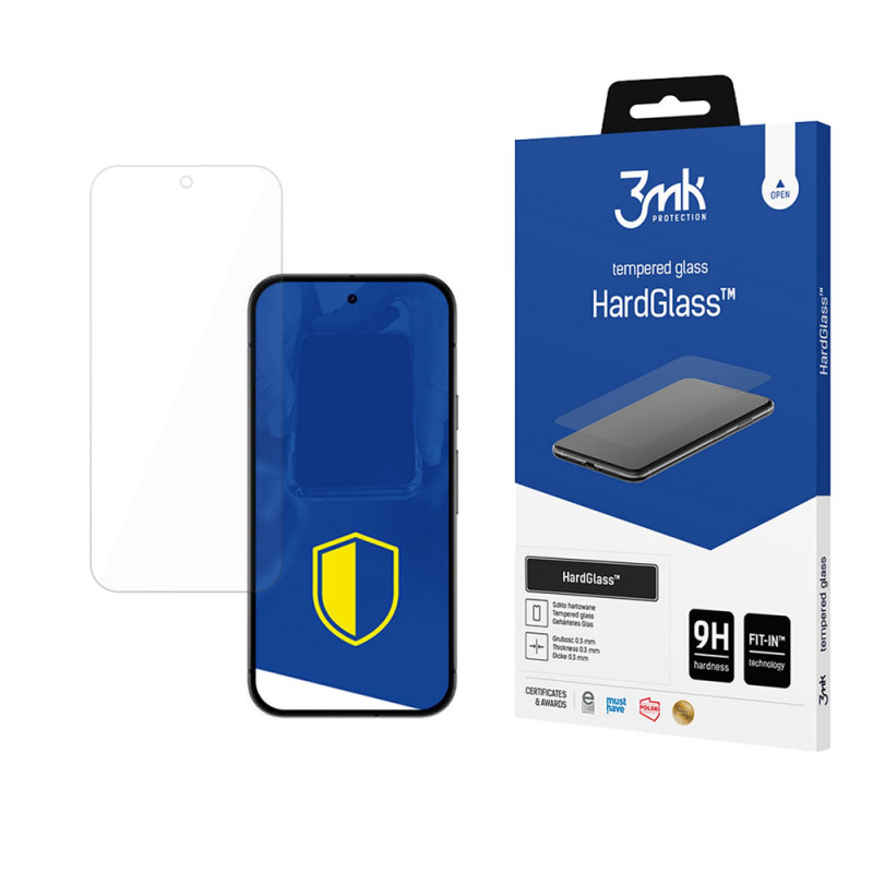 3MK HardGlass tempered glass for Google Pixel 9A