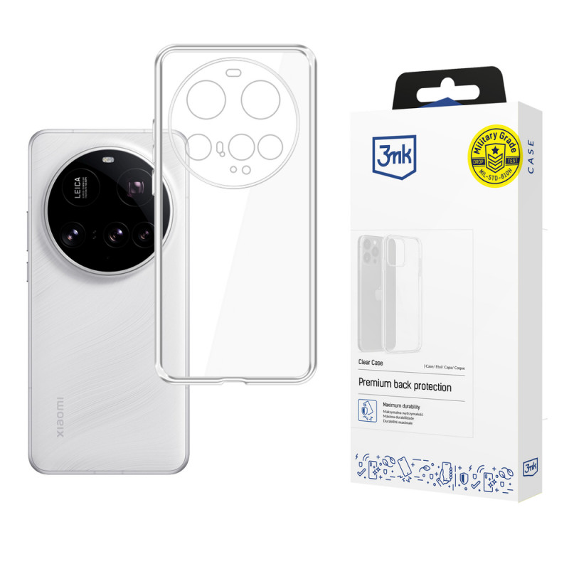 3MK Clear Case for Xiaomi 15 Ultra, transparent