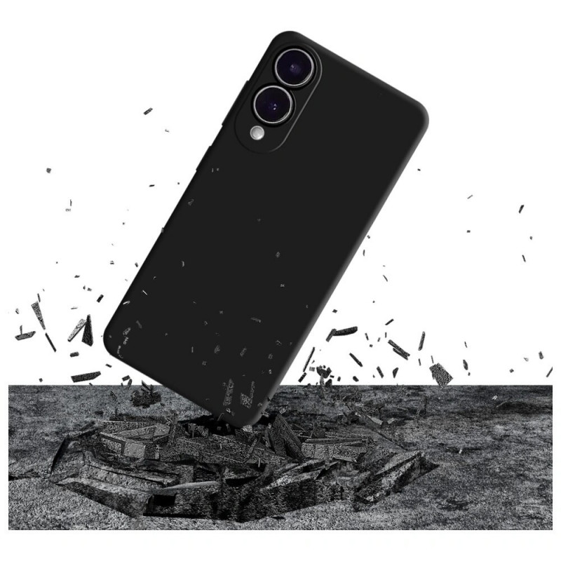 3MK Silicone Case for Samsung Galaxy S25 Edge, black