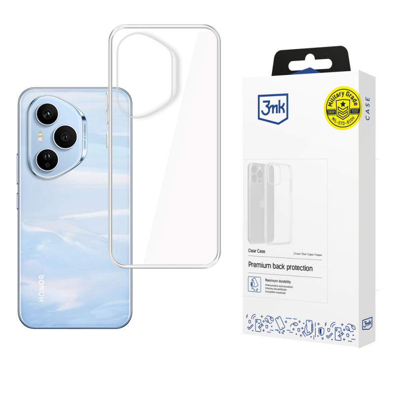 3MK Clear Case for Honor 400 Pro, transparent