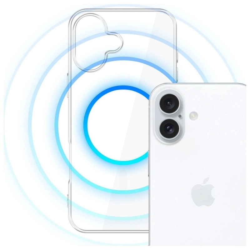 3MK Clear MagCase case for Apple iPhone 17, transparent