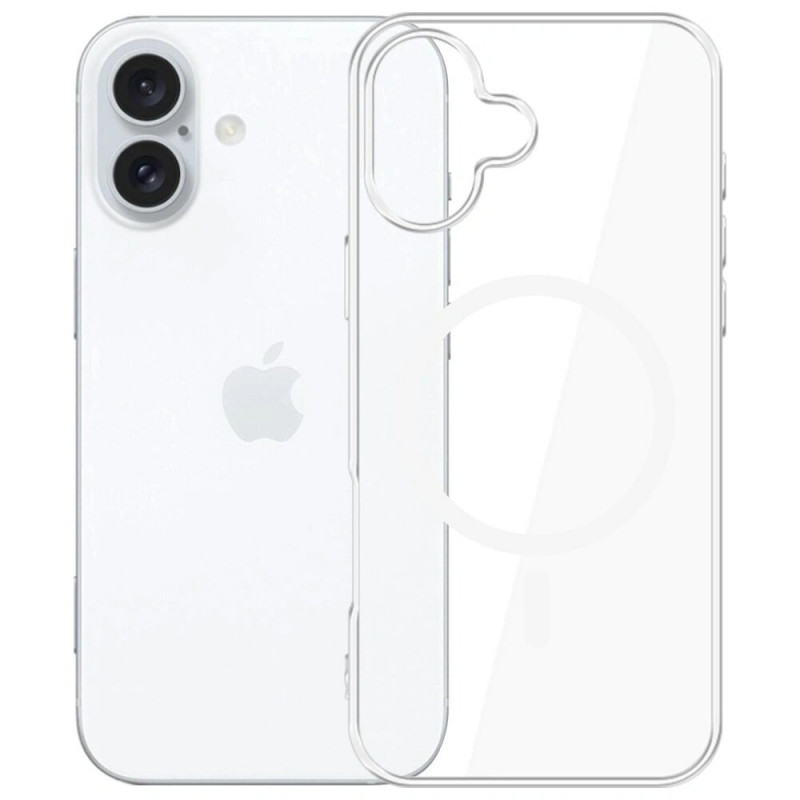 3MK Clear MagCase case for Apple iPhone 17, transparent