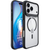 3mk Satin Armor MagCase case for Apple iPhone 17 Pro Max, transparent black